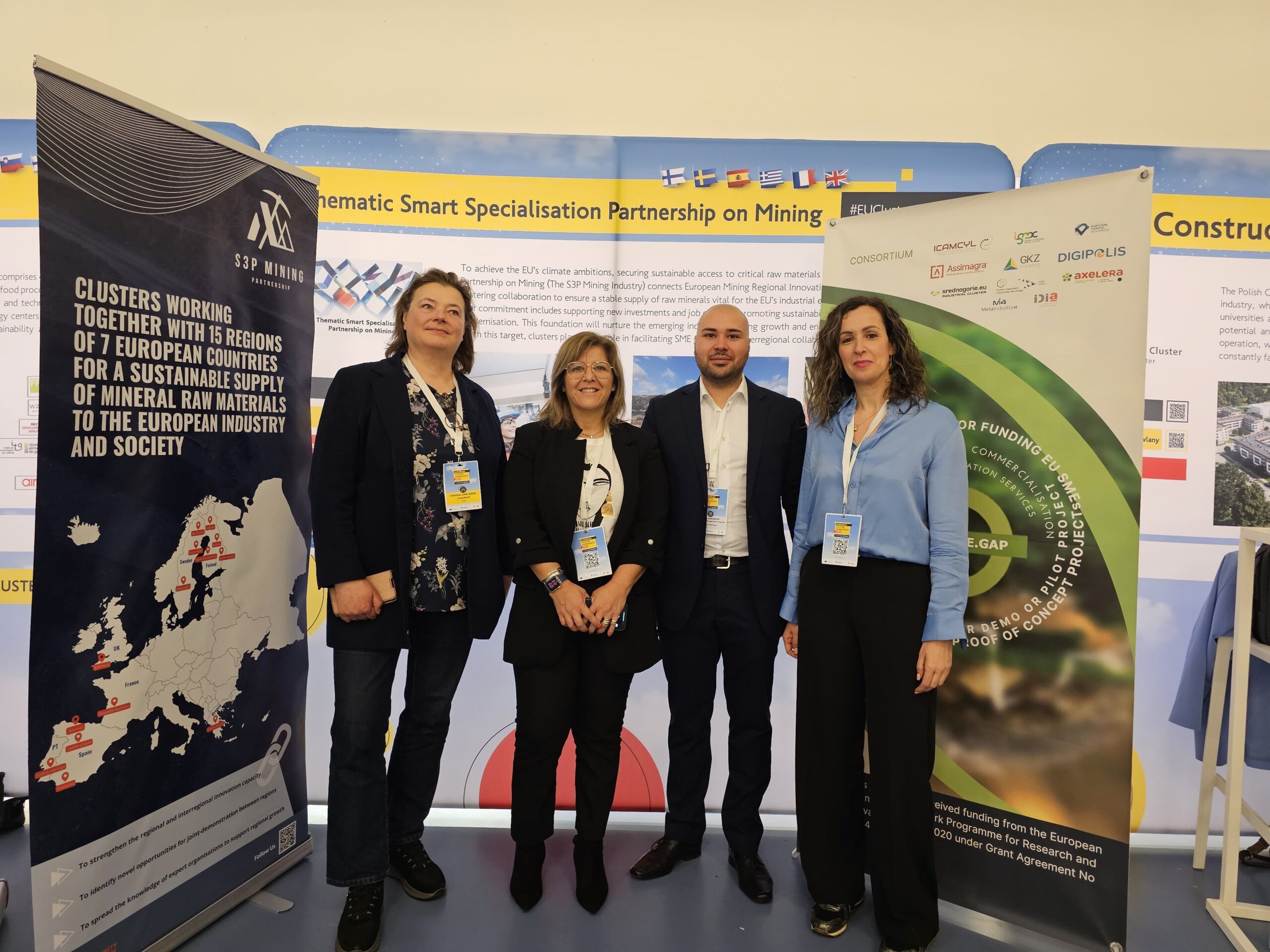 CLUSTER DOS RECURSOS MINERAIS NA CONFERÊNCIA EUROPEIA DE CLUSTERS 2024 EM BRUXELAS