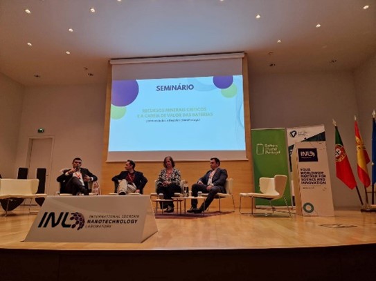 SEMINÁRIO RECURSOS MINERAIS CRÍTICOS E A CADEIA DE VALOR DAS BATERIAS: OPORTUNIDADES E DESAFIOS PARA PORTUGAL