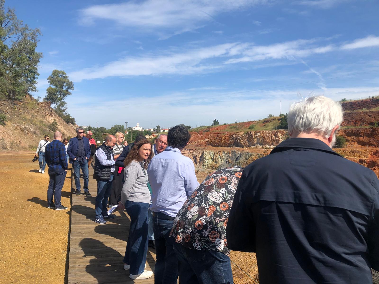 VISITA À MINA DE SÃO DOMINGOS MARCA O SEGUNDO DIA DO PROJETO INTERREG EMRIE EM PORTUGAL