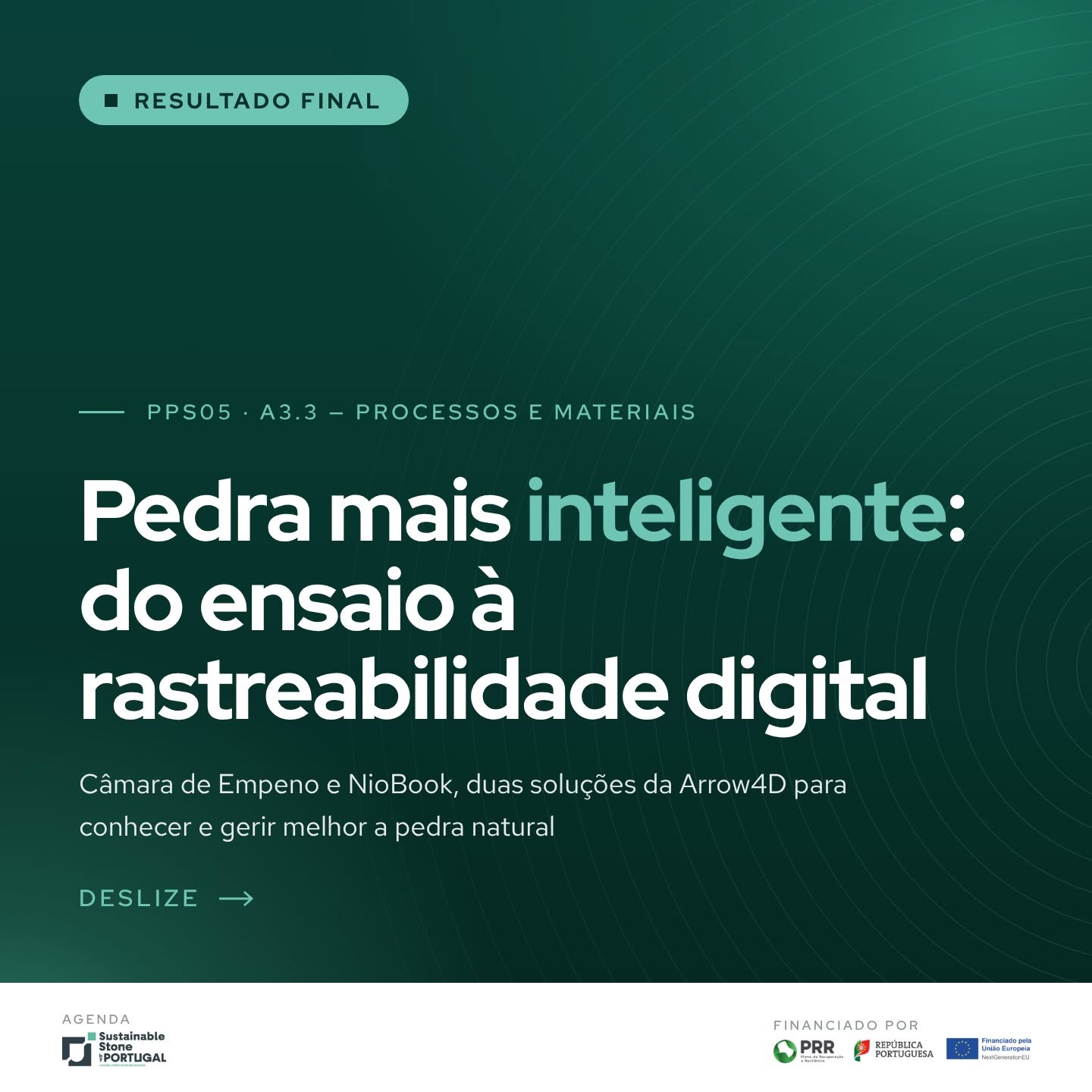PEDRA MAIS INTELIGENTE: DO ENSAIO À RASTREABILIDADE DIGITAL